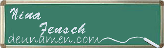 Nina Fensch Visitenkarte